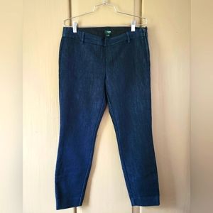 Dark wash slim stretch City Fit JCrew ankle jeans Size 6